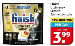 Hoogvliet Finish Ultimate+ Lemon aanbieding