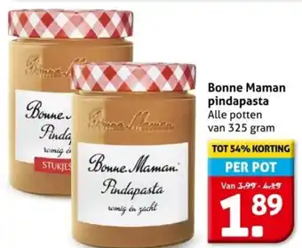 Hoogvliet Bonne Maman Pindapasta aanbieding