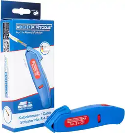 Amazon WEICON TOOLS S 4-28, Kabelmes voor kabels van 4-28 mm, met intrekbaar haakmes, Made in Germany aanbieding