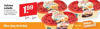 Coop Johma sasalade aanbieding