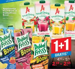 Coop Appelsientje Fruit Drink of DubbelFrisss aanbieding