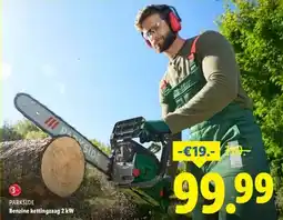 Lidl Benzine kettingzaag 2 kW aanbieding