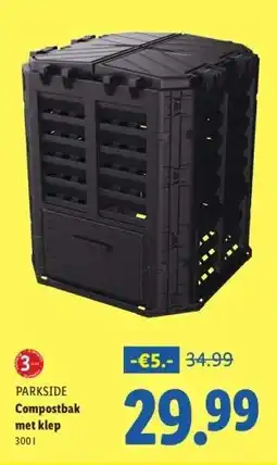 Lidl Compostbak met klep aanbieding