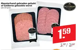 Coop Meesterhand gebraden gehakt of Gelderse gekookte worst aanbieding