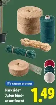 Lidl Juten bind- assortiment aanbieding