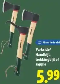 Lidl Parkside® Handbijl, trekkingbijl of sappie aanbieding