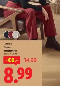 Lidl Dames- palazzobroek aanbieding