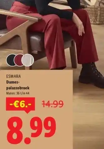 Lidl Dames- palazzobroek aanbieding