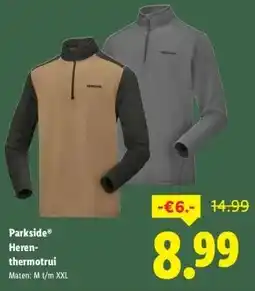 Lidl Heren- thermotrui aanbieding