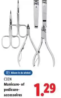 Lidl Manicure-of pedicure- accessoires aanbieding