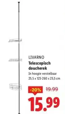 Lidl Telescopisch doucherek aanbieding
