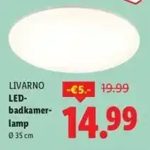 Lidl LED- badkamer- lamp aanbieding