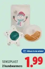 Lidl 2 handwarmers aanbieding