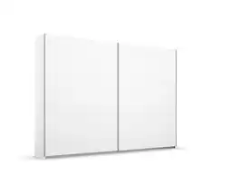 Budget Home Store Kledingkast Aurie B261xH210cm Alpine wit incl. 3 legplanken en 3 roedes aanbieding