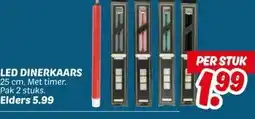 Dekamarkt LED DINERKAARS aanbieding