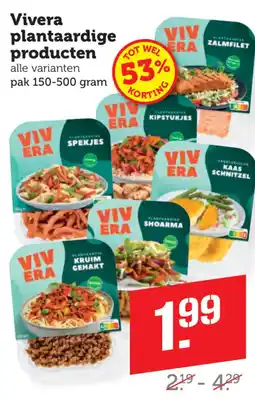 Coop Vivera plantaardige producten aanbieding