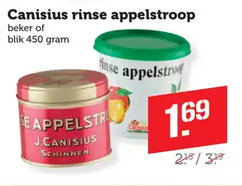 Coop Canisius rinse appelstroop aanbieding
