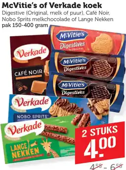 Coop McVitie's of Verkade koek aanbieding