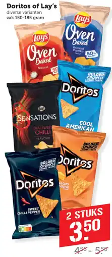 Coop Doritos of Lay's aanbieding