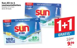 Coop Sun All in1 vaatwastabletten aanbieding
