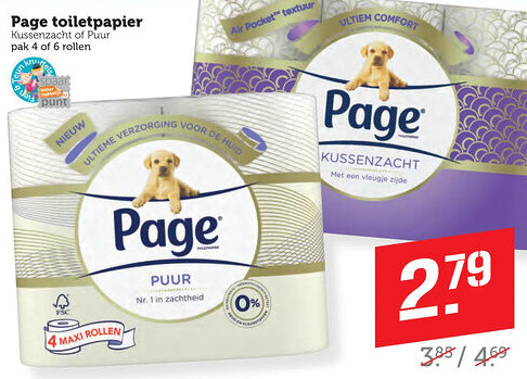 Coop Page toiletpapier aanbieding