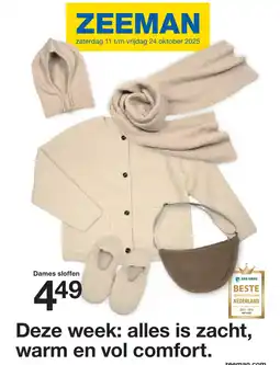 Zeeman Dames sloffen aanbieding