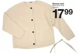 Zeeman Dames vest aanbieding