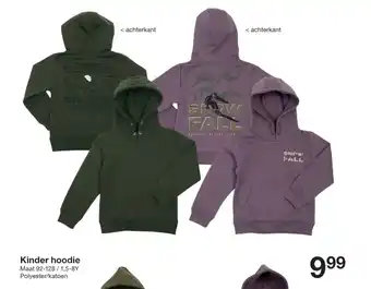Zeeman Kinder hoodie aanbieding