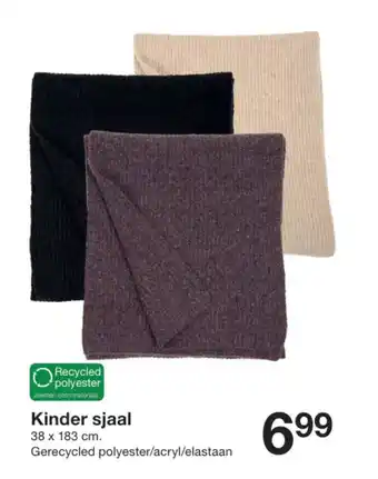 Zeeman Kinder sjaal aanbieding