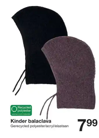 Zeeman Kinder balaclava aanbieding