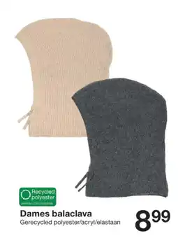 Zeeman Dames balaclava aanbieding