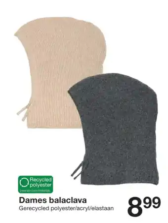Zeeman Dames balaclava aanbieding