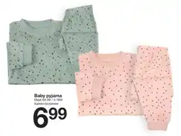 Zeeman Baby pyjama aanbieding