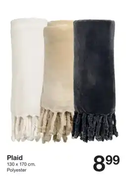 Zeeman Plaid aanbieding