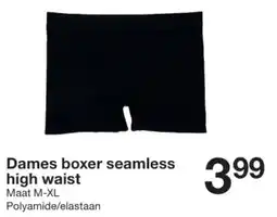 Zeeman Dames boxer seamless high waist aanbieding