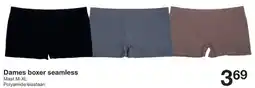 Zeeman Dames boxer seamless aanbieding