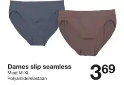Zeeman Dames slip seamless aanbieding