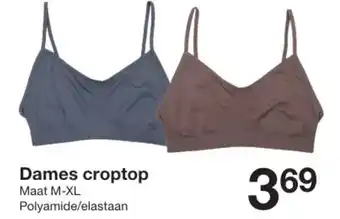 Zeeman Dames croptop aanbieding