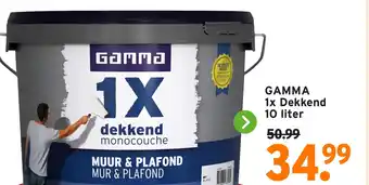 GAMMA Ganna 1X dekkend aanbieding