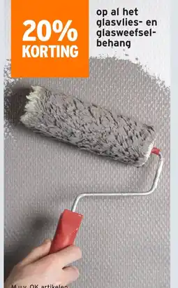 GAMMA Op al het glasvlies englasweefsel behang aanbieding