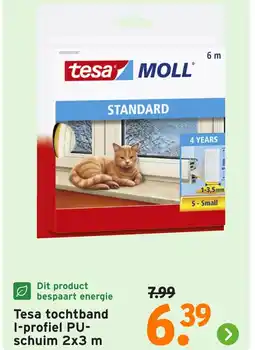 GAMMA Tesa tochtband I profiel PU schuim aanbieding