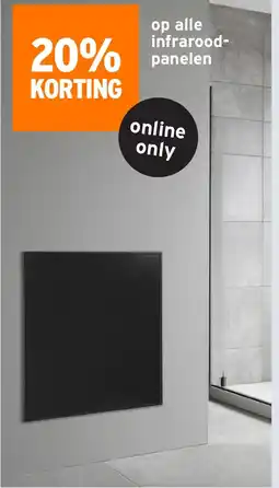 GAMMA Op alle infrarood panelen aanbieding