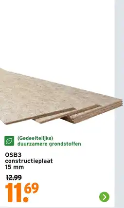 GAMMA OSB3 constructieplaat aanbieding