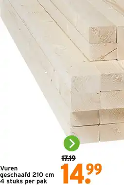 GAMMA Vuren geschaafd aanbieding