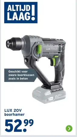 GAMMA LUX 20V boorhamer aanbieding