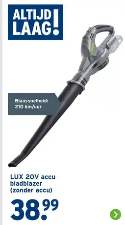GAMMA LUX 20V accu bladblazer aanbieding