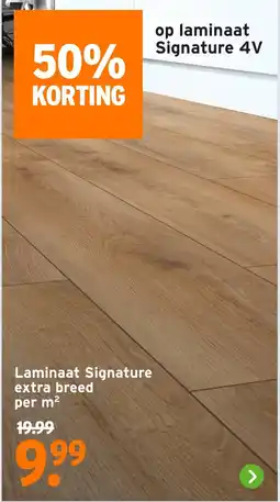 GAMMA Laminaat Signature extra breed aanbieding