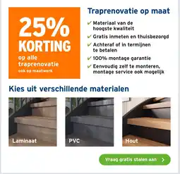 GAMMA Op alle traprenovatie aanbieding