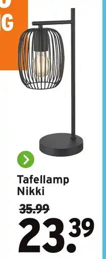GAMMA Tafellamp Nikki aanbieding