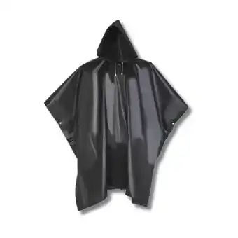 ANWB Shobaly Premium Regenponcho Zwart-One Size-Stretch Zwart aanbieding